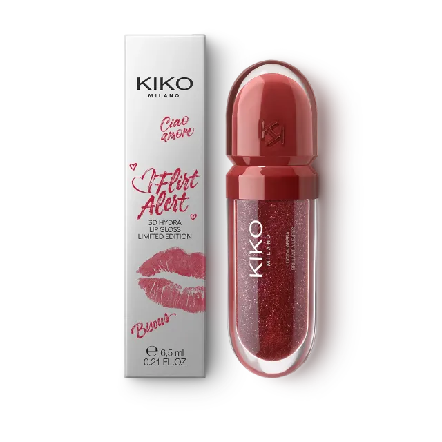 Flirt Alert 3D Hydra Lip Gloss Limited Edition / Kiko Milano