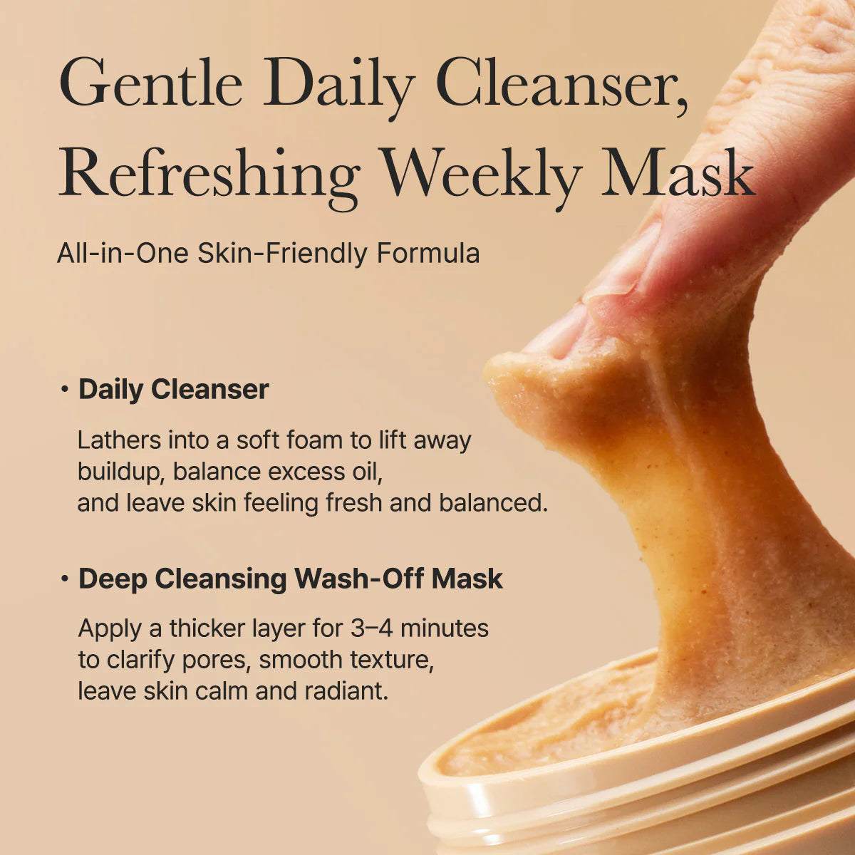 Calendula Rice Mochi Cleanser (120 g) / Arencia