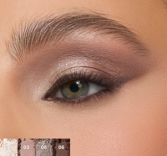 Chromaplus 6-pan Eyeshadow Palette Rich Glitch / Morphe