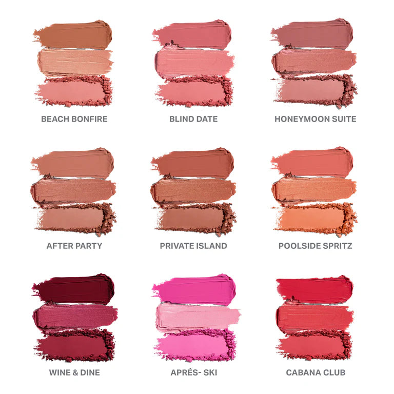 Cheek Thrills Multi-Finish Face Trio / Morphe