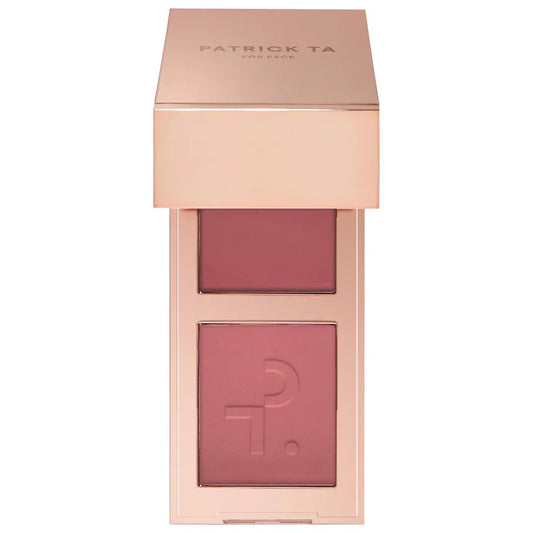 Mini Major Headlines Double-Take Crème & Powder Blush Duo / Patrick Ta