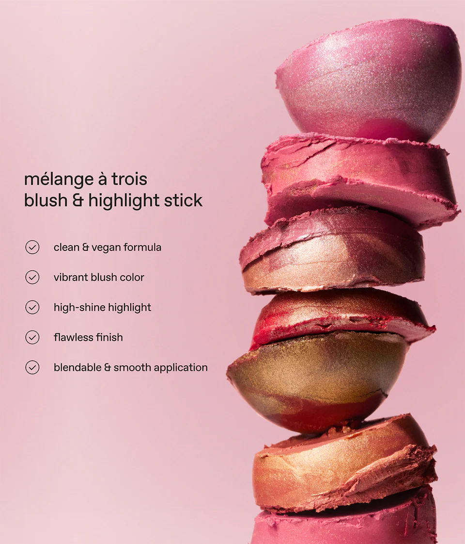 Mélange à trois blush & highlight stick / R.E.M. Beauty