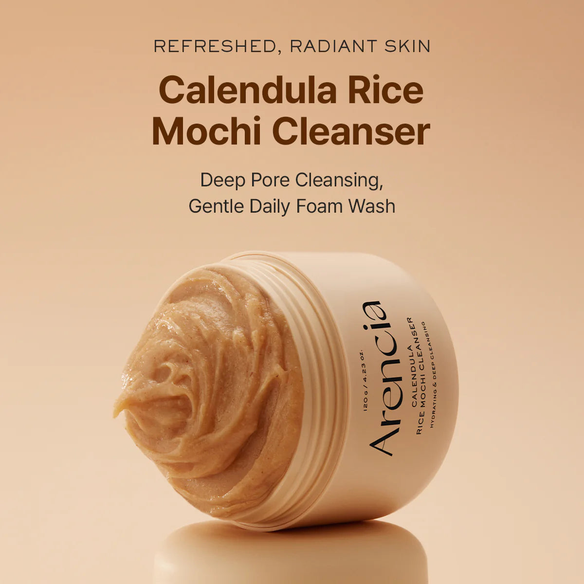 Calendula Rice Mochi Cleanser (120 g) / Arencia