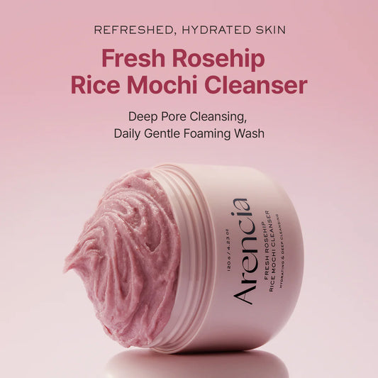 Fresh Rosehip Mochi Cleanser (120 g) / Arencia