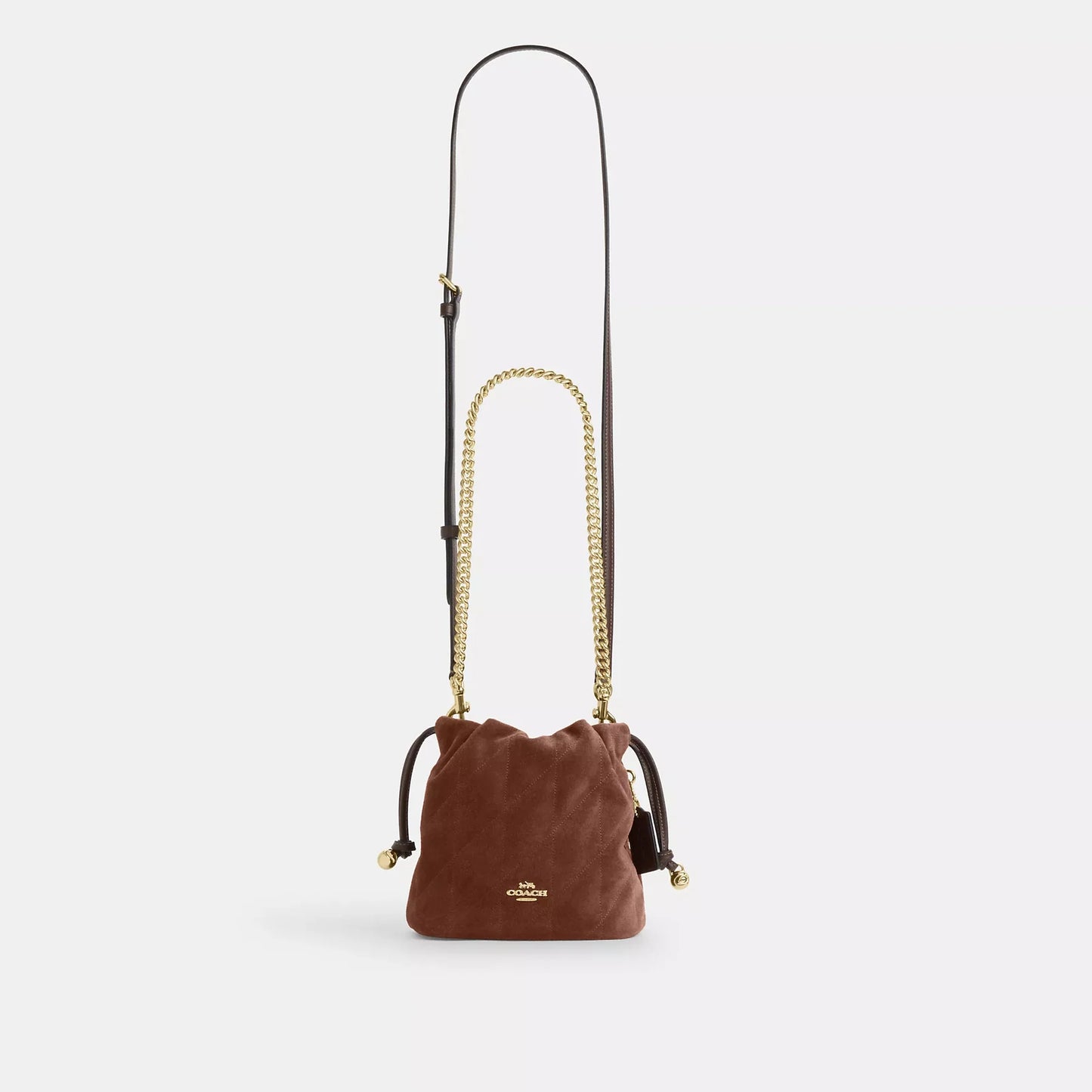 Faye mini drawstring bag with quilting / Coach