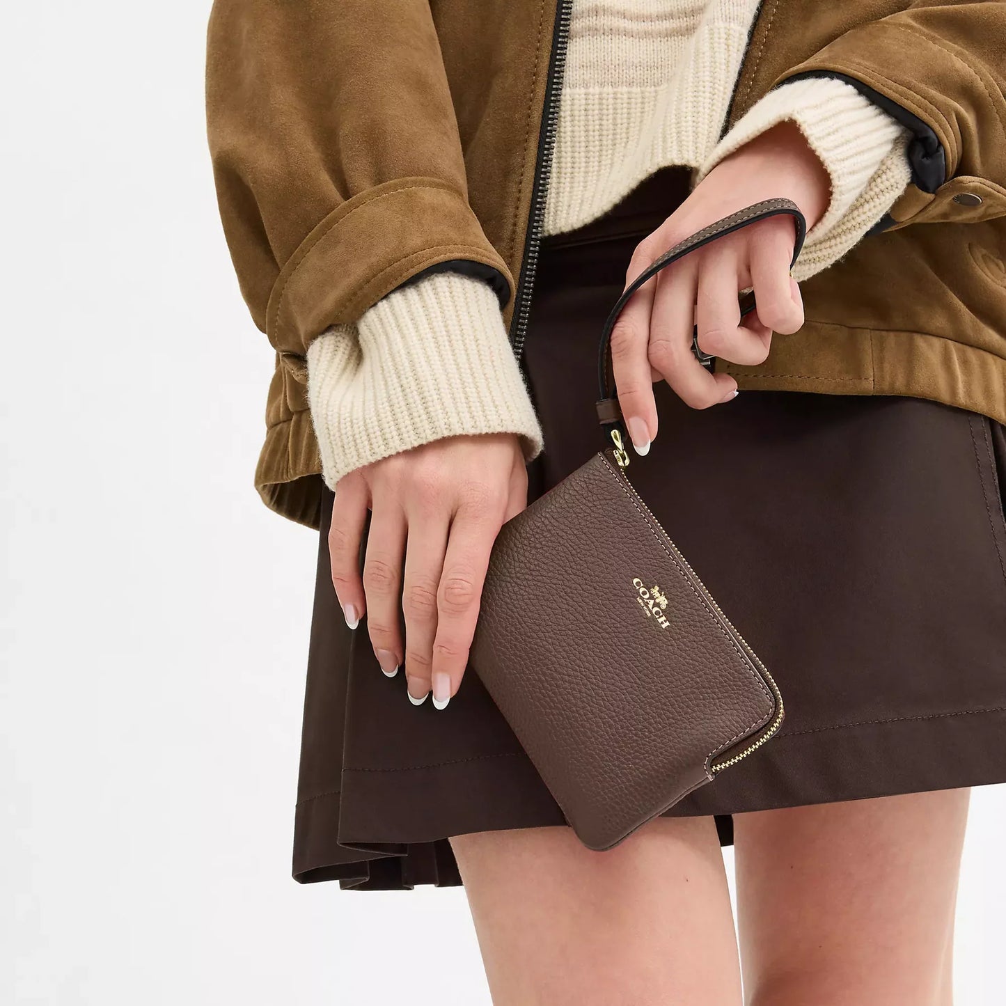 Corner Zip Wristlet / Coach