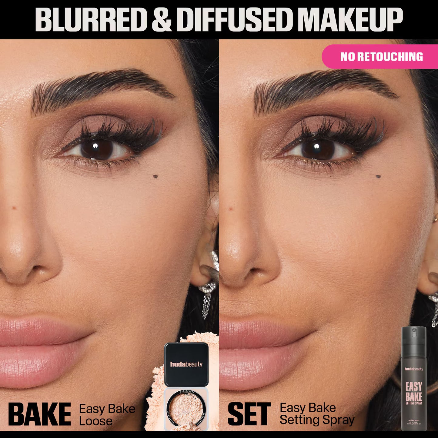 easy bake setting spray (100 ml) / Huda Beauty