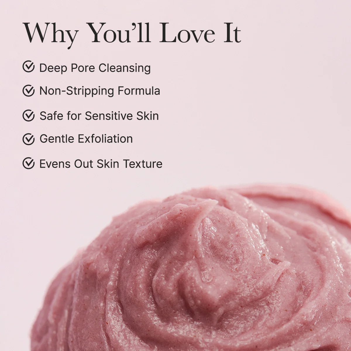 Fresh Rosehip Mochi Cleanser (120 g) / Arencia