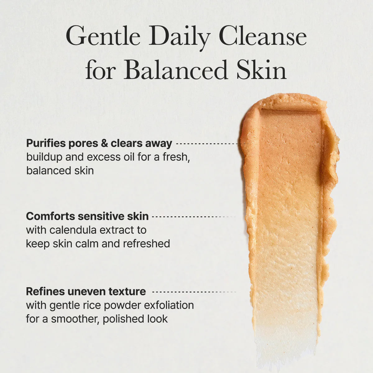 Calendula Rice Mochi Cleanser (120 g) / Arencia