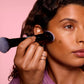 Liquid Bronzer & Contour Duo Brush / ELF