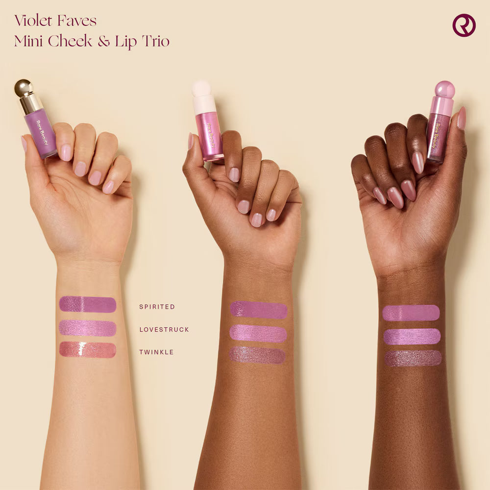 Rare Beauty - Violet Faves Lip & Cheek Trio / PreOrden