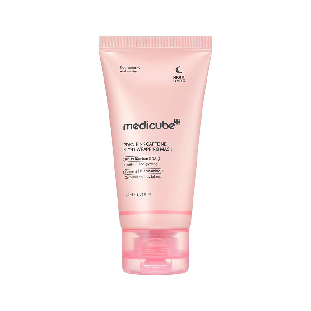PDRN Pink Caffeine Night Wrapping Mask / Medicube