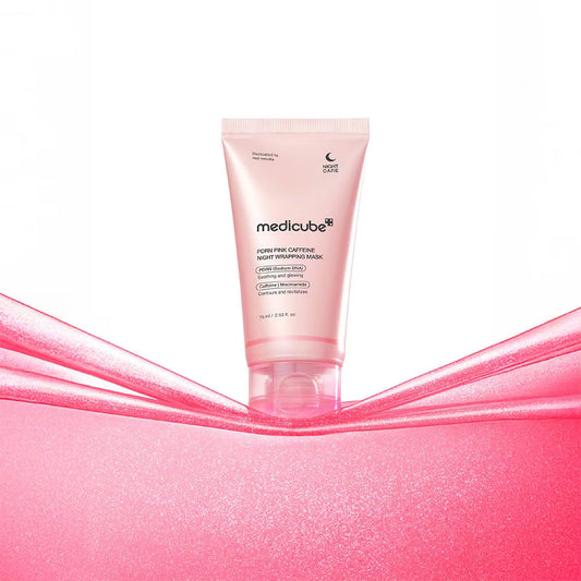 PDRN Pink Caffeine Night Wrapping Mask / Medicube