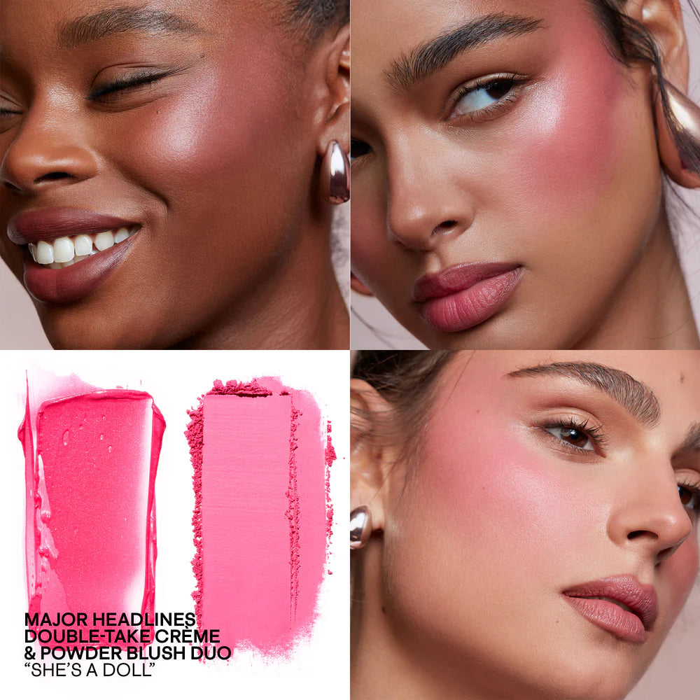 Major Headlines Double-Take Creme & Powder Blush Duo / Patrick Ta