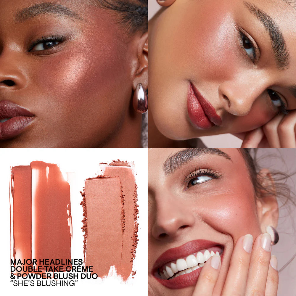 Major Headlines Double-Take Creme & Powder Blush Duo / Patrick Ta