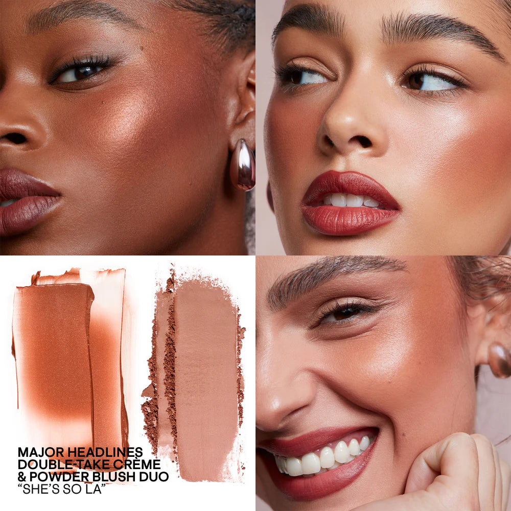 Major Headlines Double-Take Creme & Powder Blush Duo / Patrick Ta