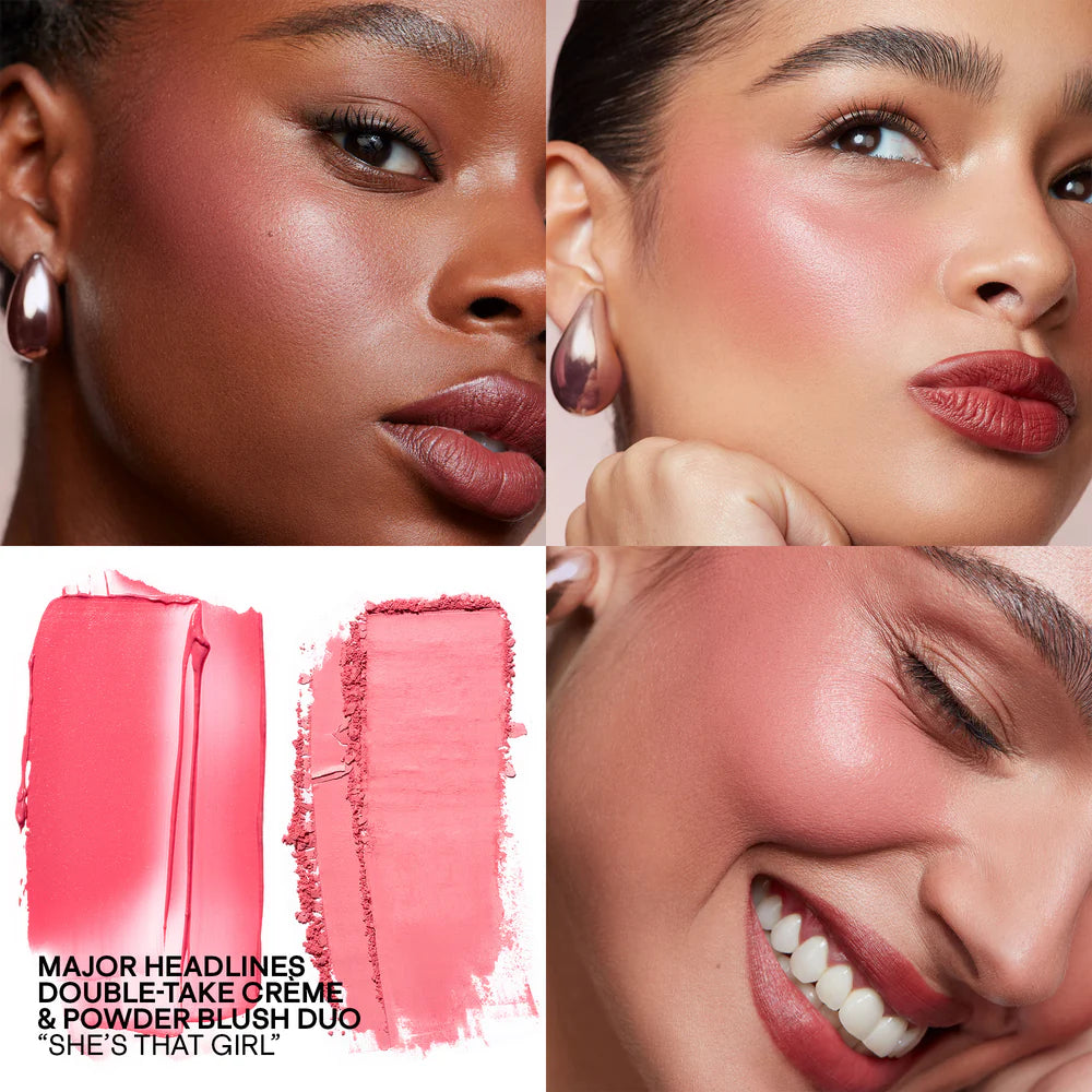 Major Headlines Double-Take Creme & Powder Blush Duo / Patrick Ta