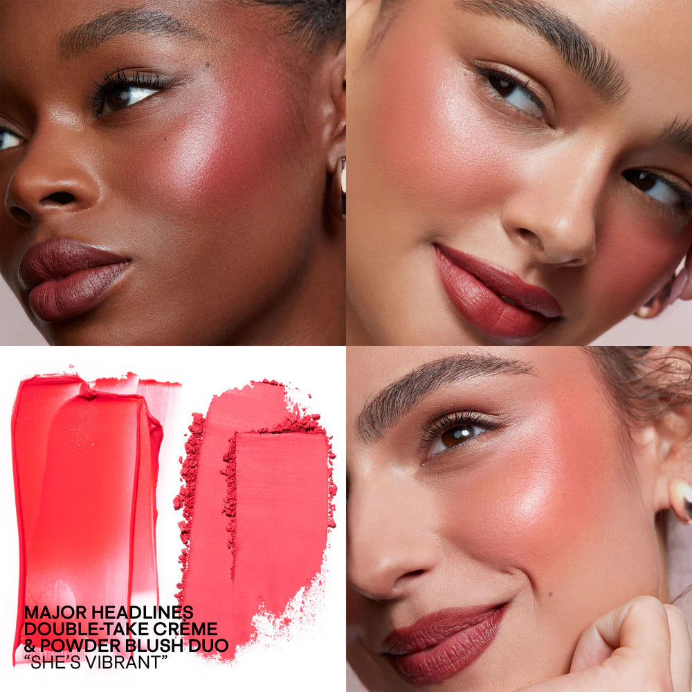 Major Headlines Double-Take Creme & Powder Blush Duo / Patrick Ta