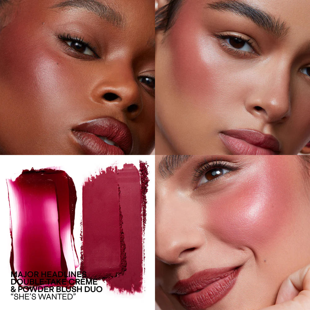 Major Headlines Double-Take Creme & Powder Blush Duo / Patrick Ta