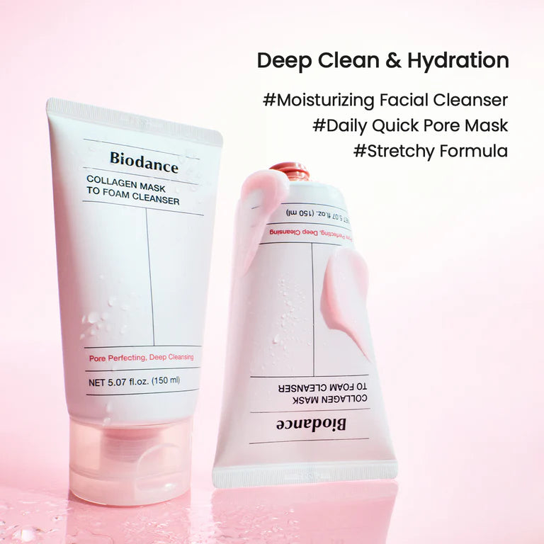 Collagen Mask To Foam Cleanser / Biodance