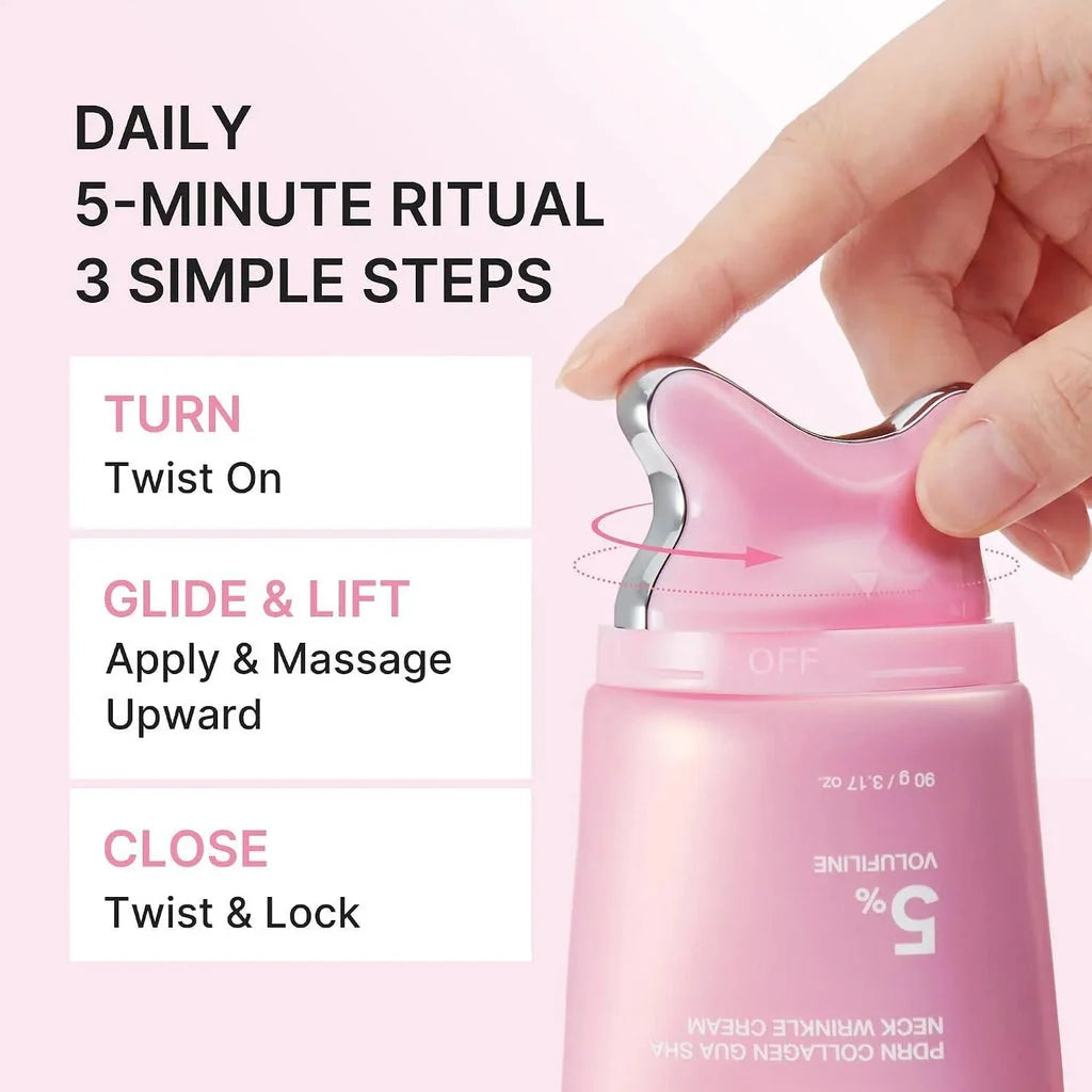 PDRN Collagen Gua Sha Neck Cream / Medicube