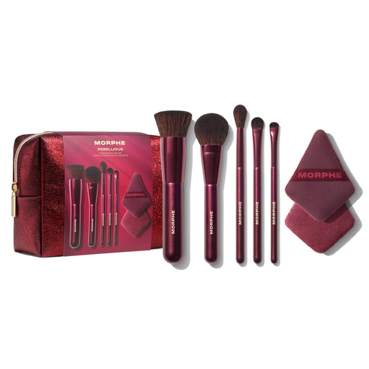 Rebellious 6-Piece Brush & Tool Set / Morphe