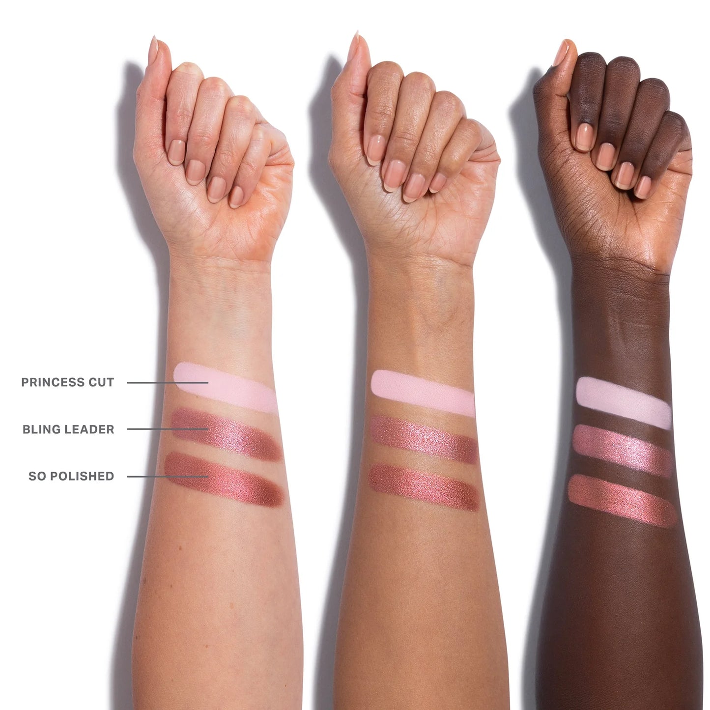 Dazzling Metallics Eyeshadow Trio / Morphe