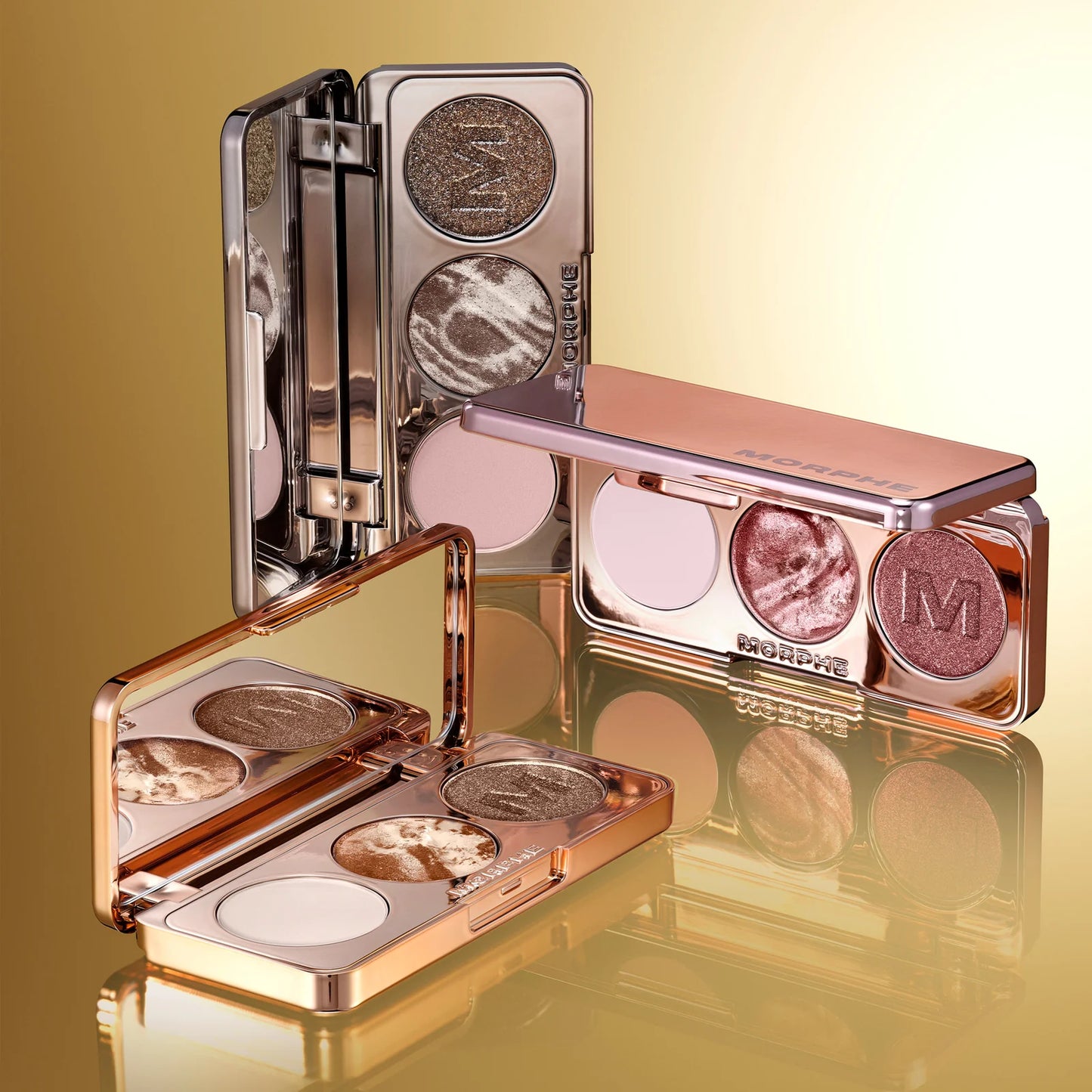 Dazzling Metallics Eyeshadow Trio / Morphe