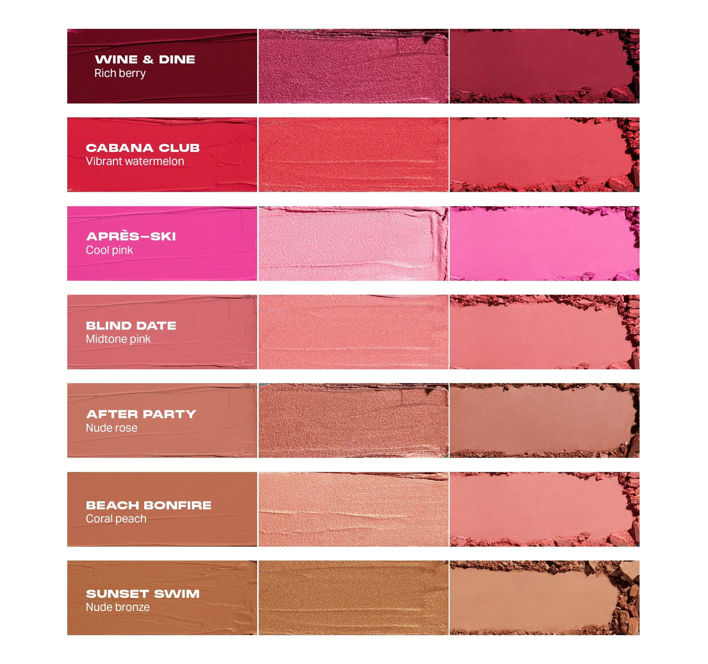 Cheek Thrills Multi-Finish Face Trio After Party / Morphe