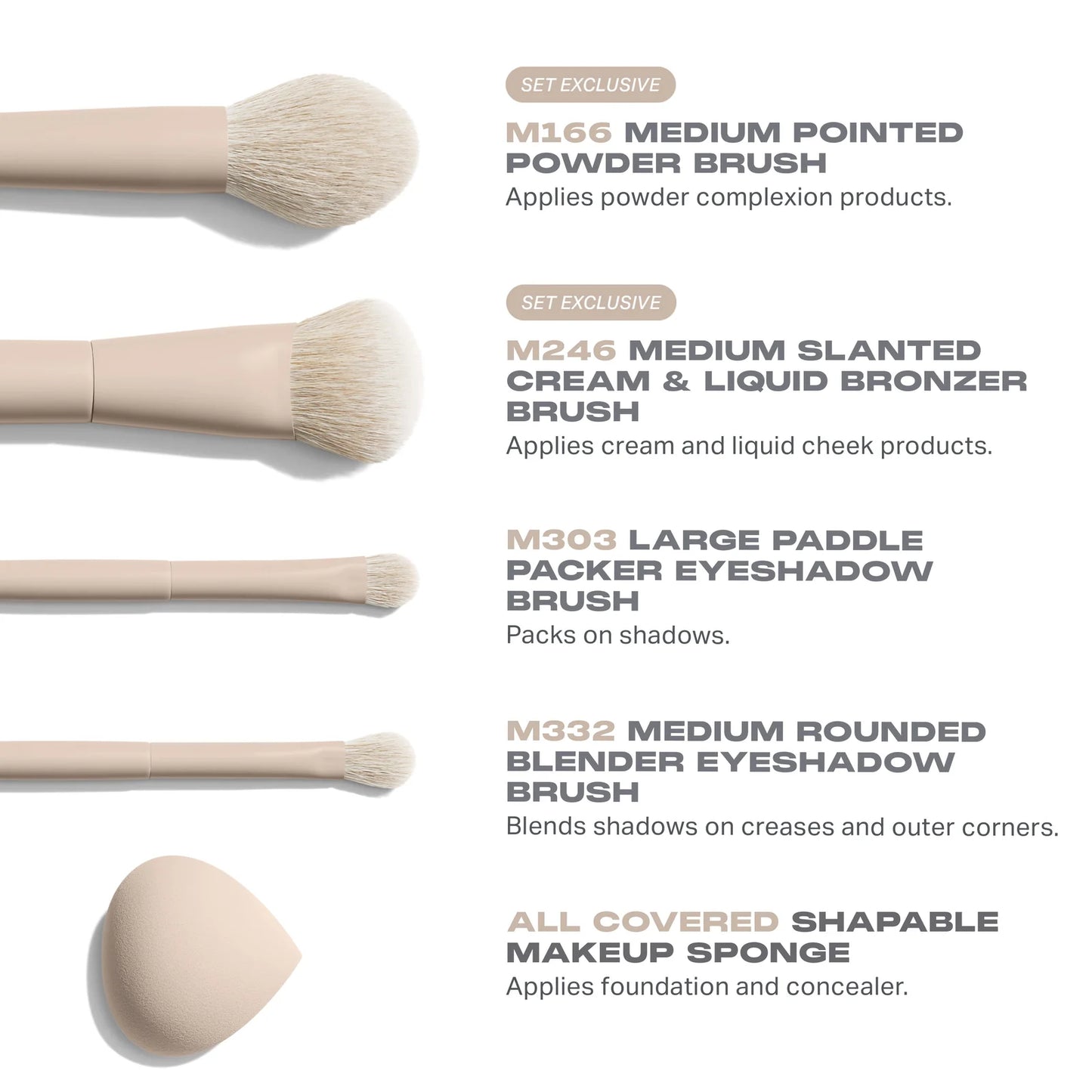 Set brochas Oat Latte / Morphe