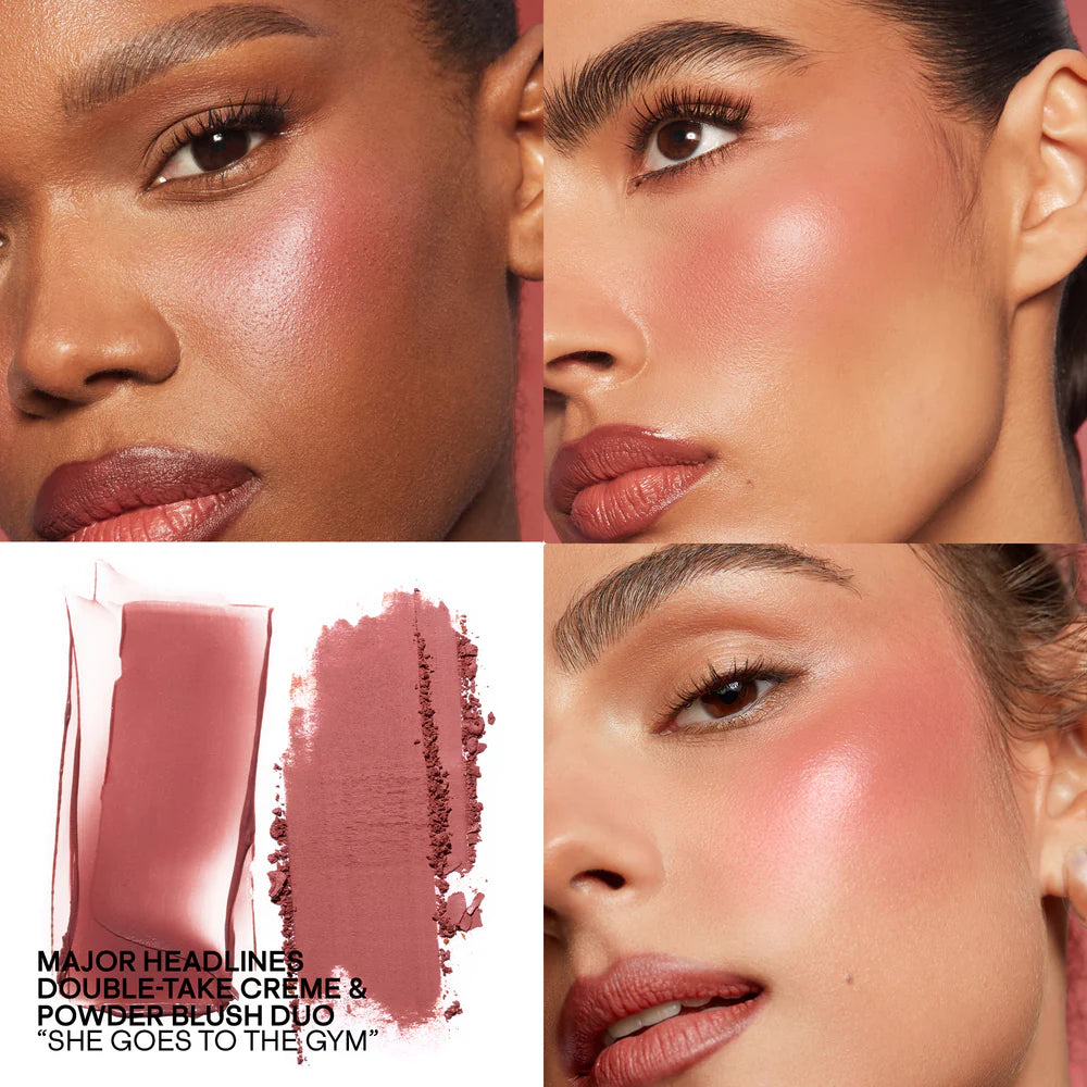 Major Headlines Double-Take Creme & Powder Blush Duo / Patrick Ta
