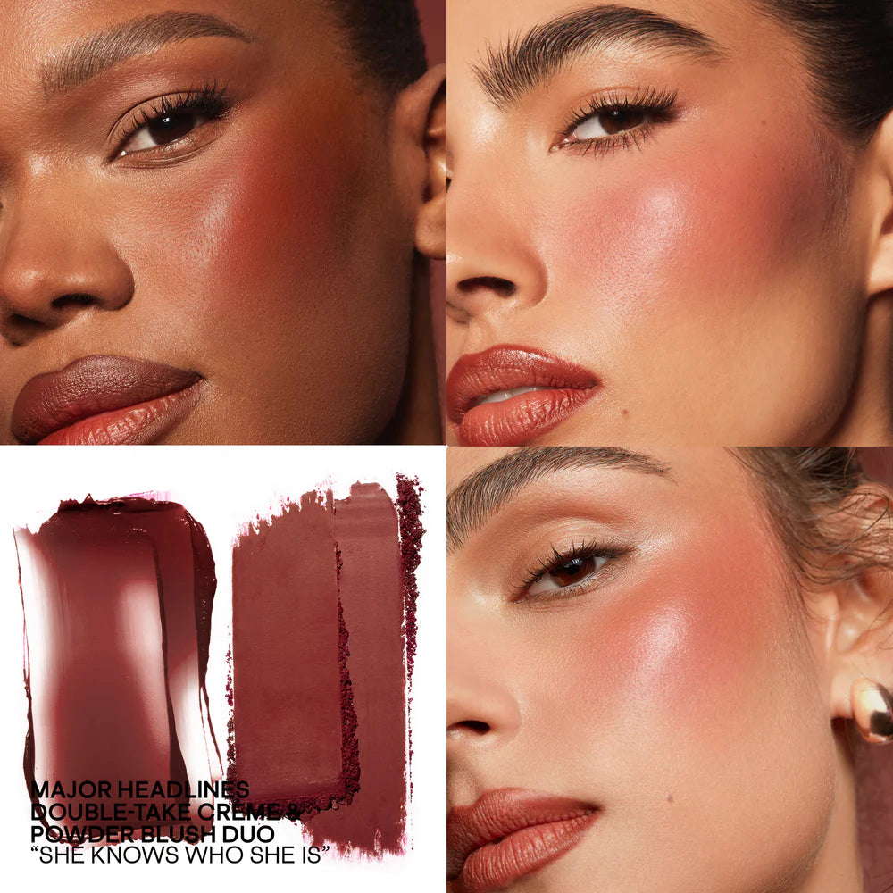 Major Headlines Double-Take Creme & Powder Blush Duo / Patrick Ta