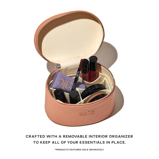 The Mini Vanity Case Peach / Saie