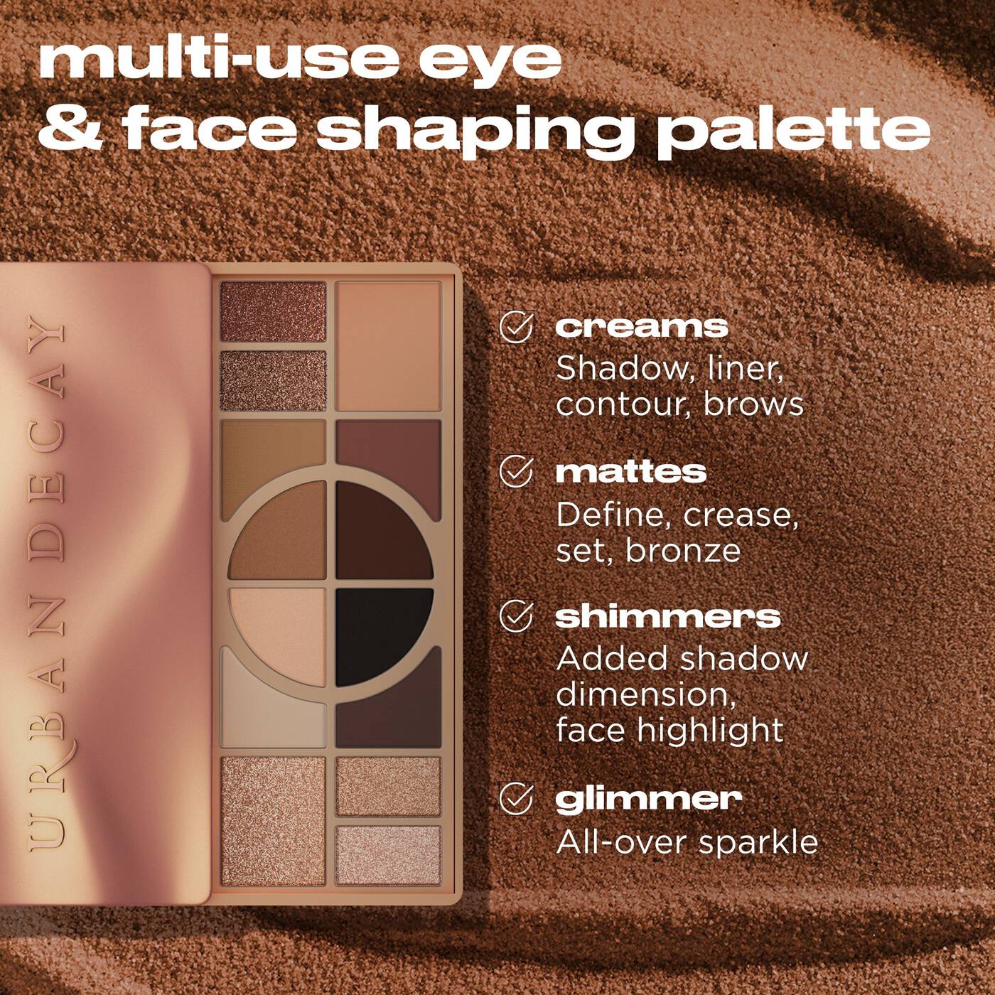 Naked Shaped Multi-Tasking Eye Shadow Palette Warm / Urban Decay