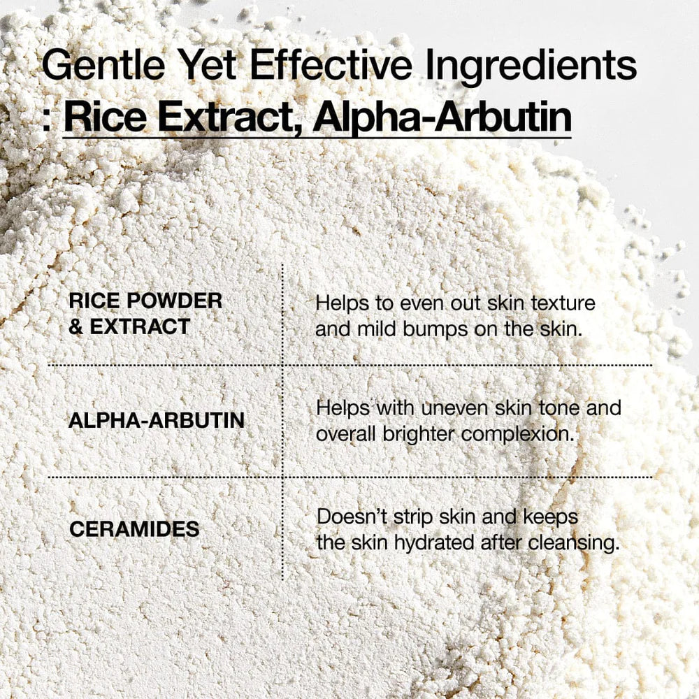 Rice Enzyme Brightening Cleansing Powder / Anua