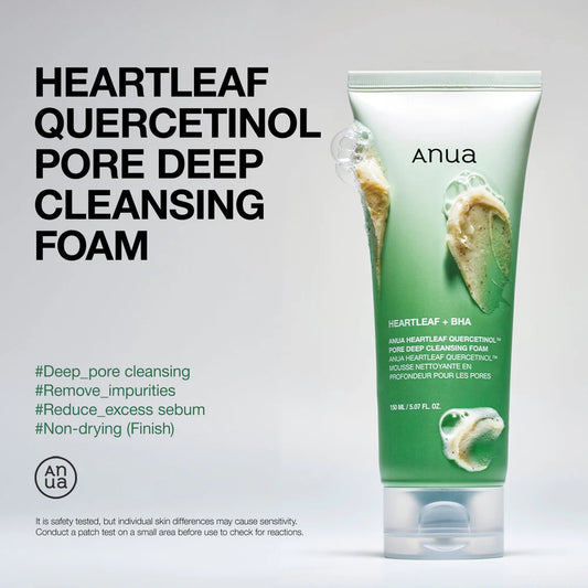 Heartleaf Succinic Moisture Cleansing Foam / Anua