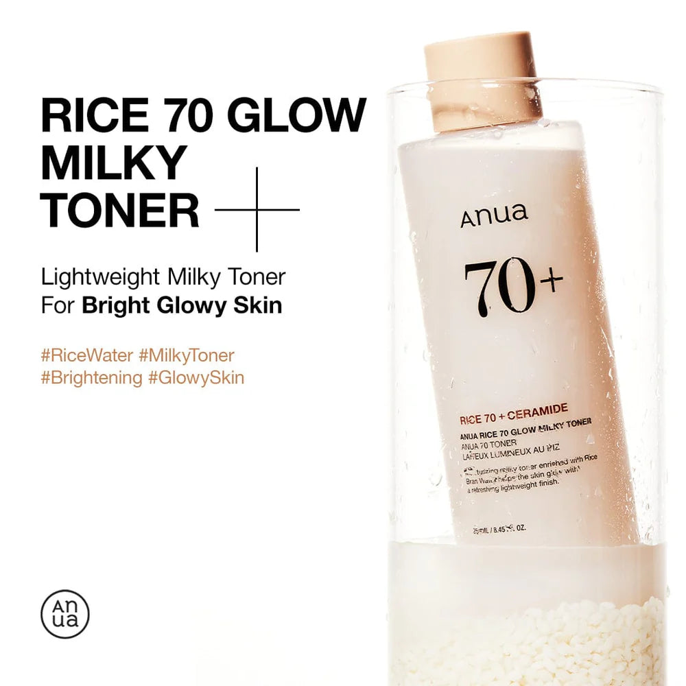 Rice 70 Glow Milky Toner / Anua