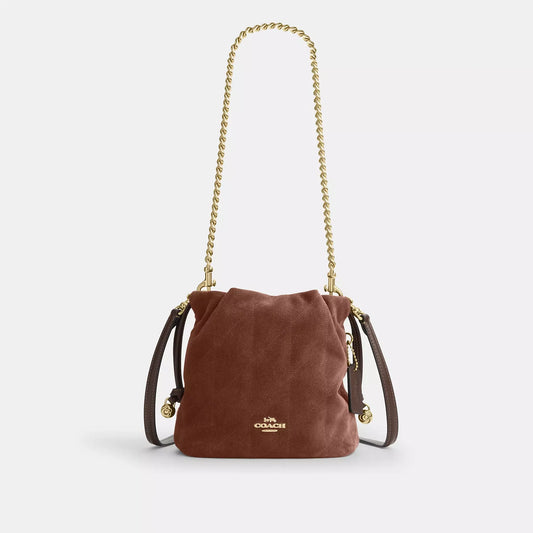 Faye mini drawstring bag with quilting / Coach