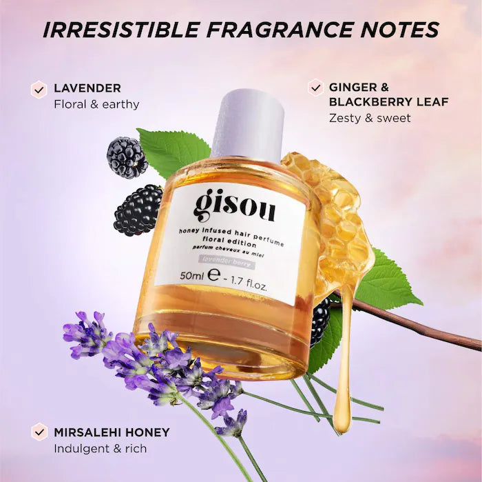 Mini Lavender Berry Honey Infused Hair Perfume / Gisou