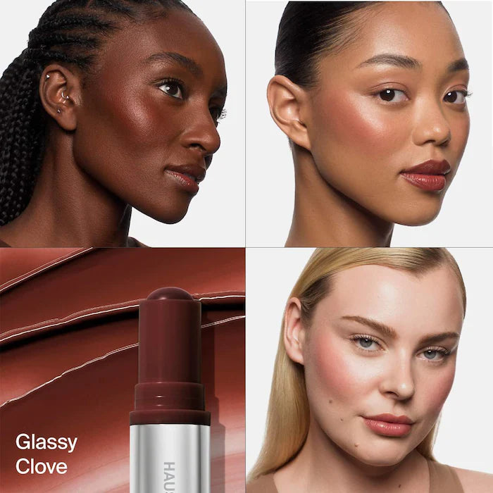 Color Fuse Longwear Hydrating Glassy Lip + Cheek Blush Balm Stick / Haus Labs