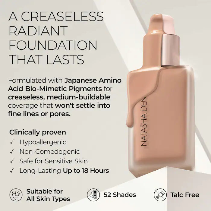 Hy-Glam Foundation Hydrating & Blurring Luminous Longwear Serum Foundation / Natasha Denona