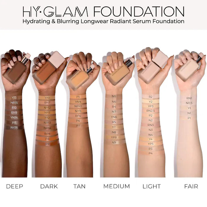 Hy-Glam Foundation Hydrating & Blurring Luminous Longwear Serum Foundation / Natasha Denona
