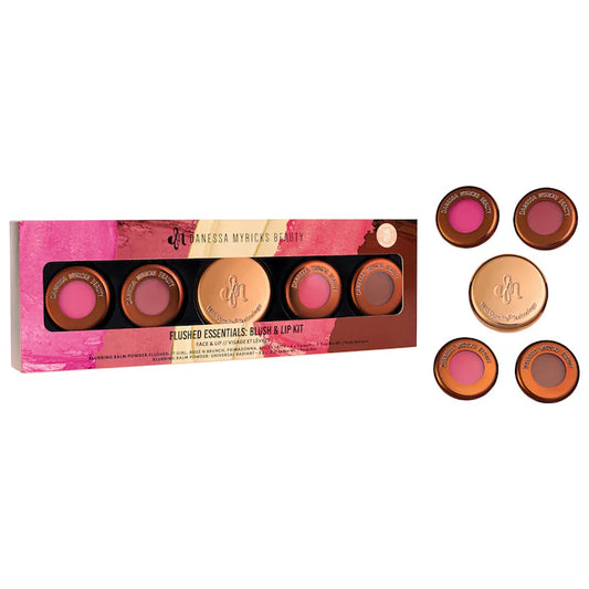 Mini Yummy Skin Flushed Essentials Face & Lip Makeup Gift Set – Danessa Beauty