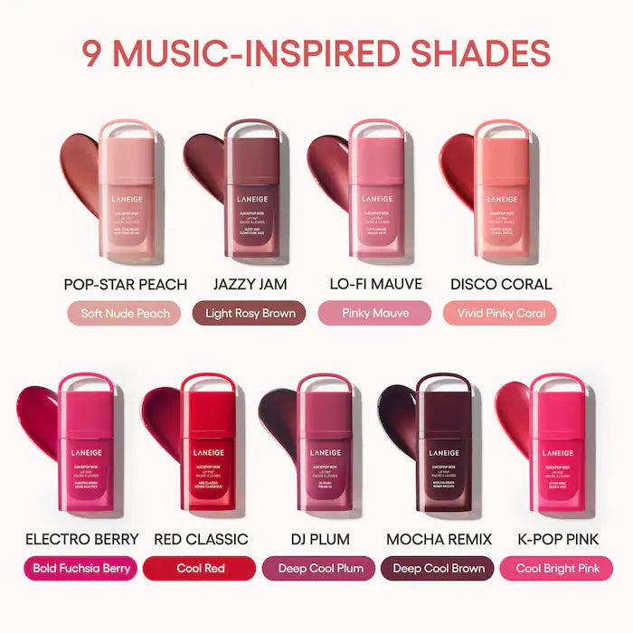 JuicePop Box Hydrating & Lightweight Oil Lip Tint - Laneige / Sephora Sales