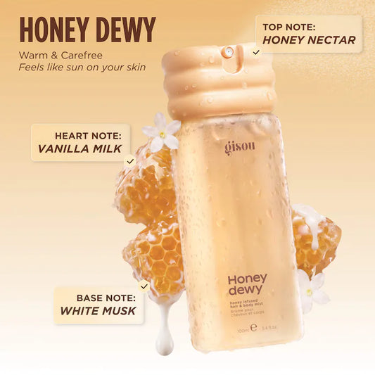 Honey Dewy Hair & Body Mist / Gisou