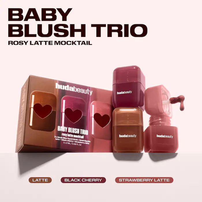 Huda Beauty - Mini Blush Mocktail Trio Gift Set / PreOrden