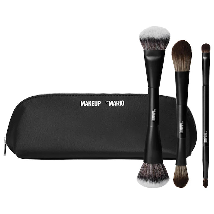 MakeUp By Mario - Mario's Face and Eye Trio Brush Set / PreOrden
