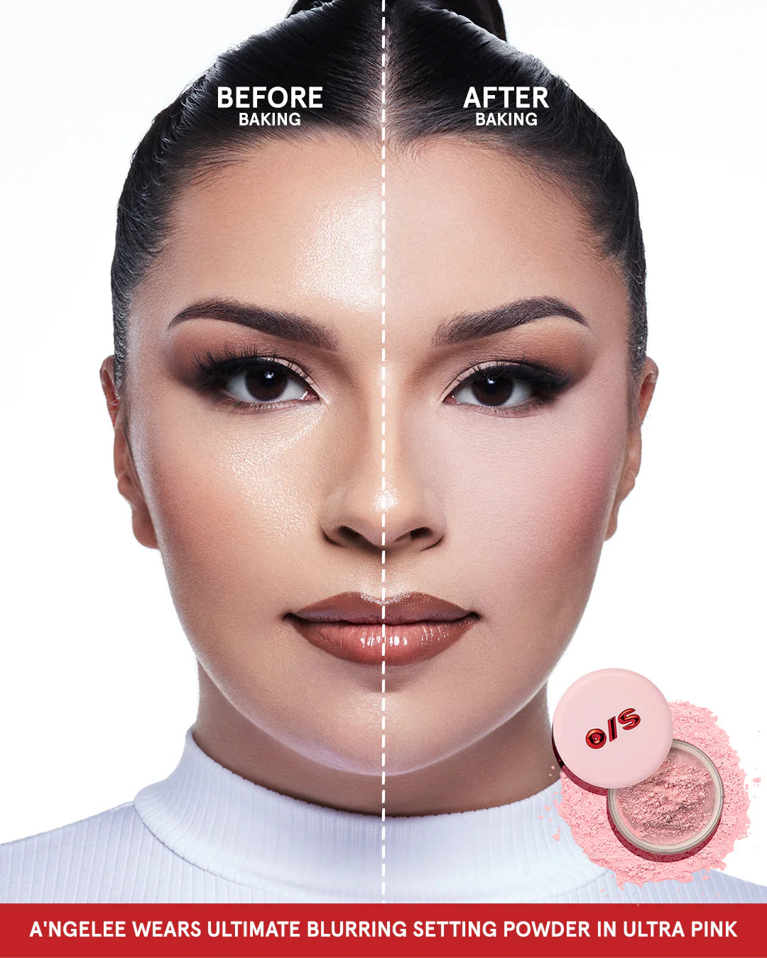 Blurring Setting Powder Full-Sized Ultra Pink / One Size