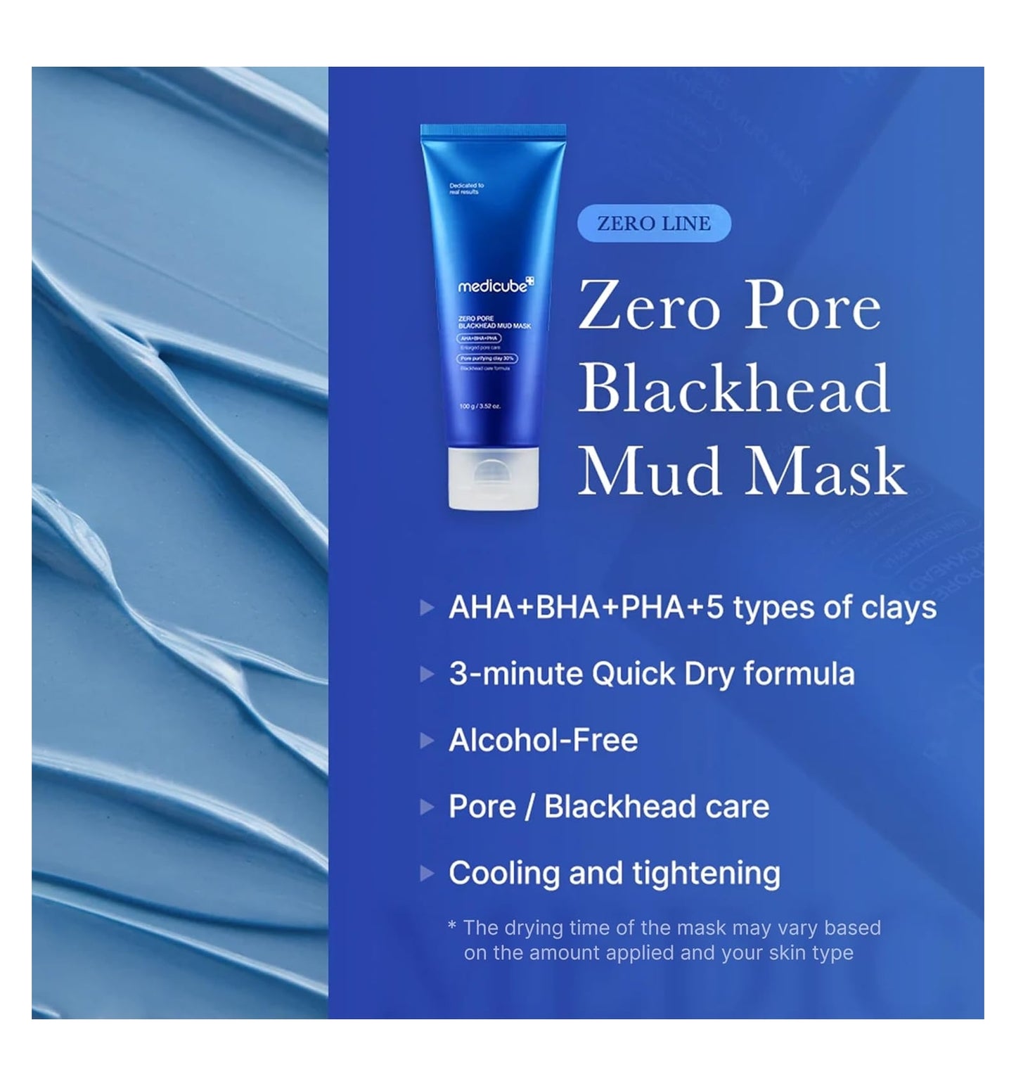 Zero Pore Blackhead Mud Mask / Medicube